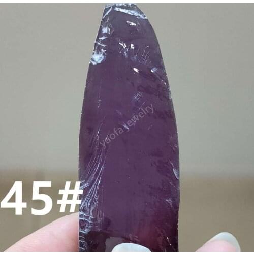 Hardness9 0.1kg 100g 45# Blue Red Corundum Uncut Raw Material Rough Deep Pink Red Yellow Purple Corundum Stone For Jewelry DIY