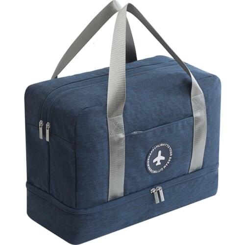 Waterproof Big Travel Bag with Shoe Bag Duffle Bag for Women Men Sports Fitness Bag Clothing Beach Bag Cloths Organizer Bags