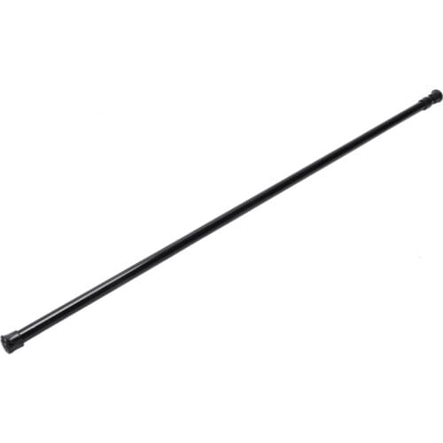 Extendable Telescopic Spring Loaded Net Voile Tension Curtain Rail Pole Rods,70~120cm,Black