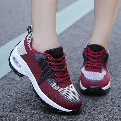 Platform sneakers women shoes 2021 casual air cushion vulcanize shoe woman sneakers plus size fashion female shoes hot sell