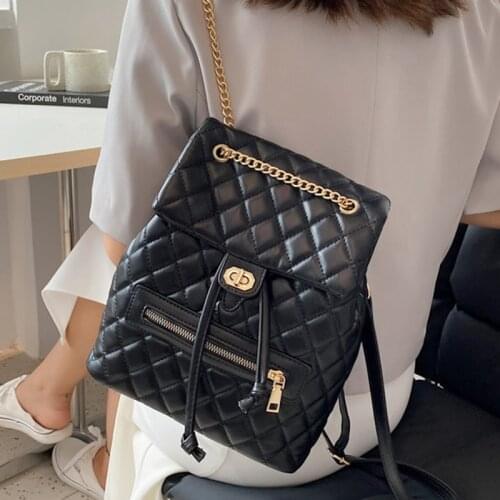 Women Backpack Soft Leather Fashion Shoulder Bags Female String Travel Backpacks Small Designer Backpack School Bags for Girls