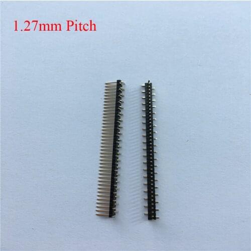 1*40 1x40 1*50 1x50 Pin 40P 50P 1.27mm Pitch 4.3mm Height Single Row Single-Spaced Male SMD SMT Strip Connector Pin Header