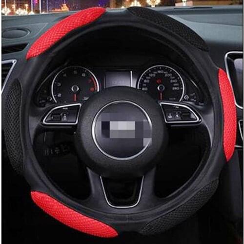 1 Pcs Universal Non-slip Steering-Wheel Cover with 3D Design/Flocking clothcar steering wheel braid diameter 38CM
