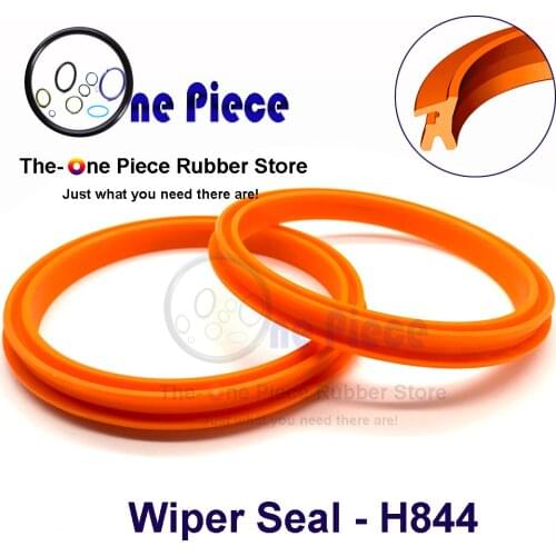 20PCS H844 Wiper seal Dust ring double lip seal Pneumatic seal parts industry Polyurethane 844 Rubber scraper ring