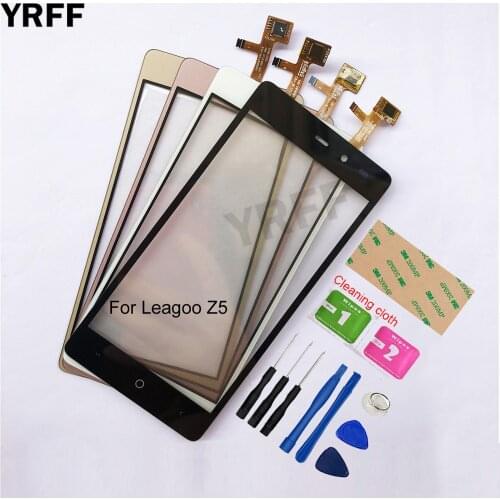 5.0'' Phone Touch Screen For Leagoo Z5 Z5C Touch Screen Digitizer Touch Panel Replacement Front Glass Lens Sensor