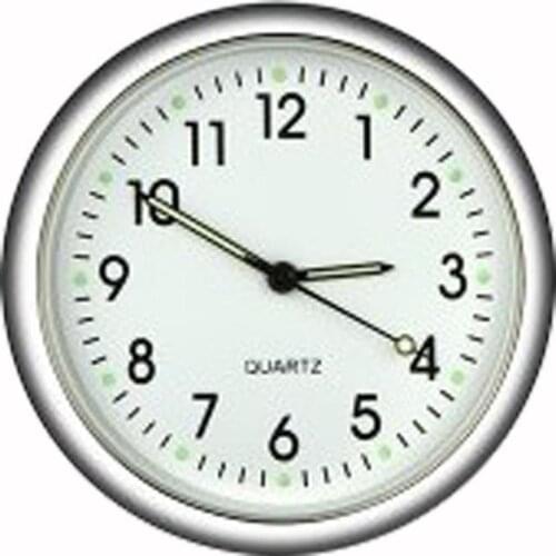 Car Clock Luminous Mini Cars Internal Stick-On Digital Watches Gifts Clock Automotive Accessories Quartz Styling Mechanics Q0H3