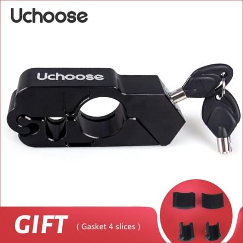 Security Safety CNC Locks Motorcycle Grip Lock Handlebar Handset Brake Lever Disc Locking Fit Scooter ATV Anti-theft Motor Lock