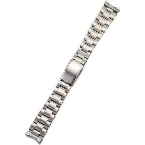 316L Stainless Steel Aftermarket Oyster Rivet Bracelet 20mm Compatible For Rolex and Seiko Watch