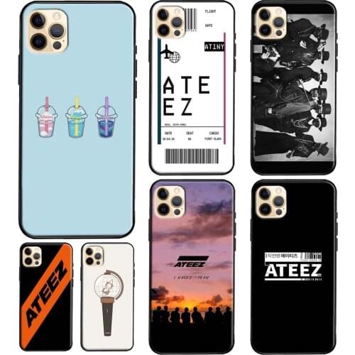 ATEEZ Case For iPhone 12 Pro Max 12 Mini X XR XS Max 7 8 Plus SE 2020 11 Pro Max Phone Cover