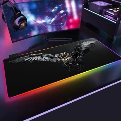 RGB Asus Gaming Mousepad Game Slipmat RGB Led Setup Gamer Decoration Cool Glowing keyboard mouse pad laptop mouse pad carpet mat