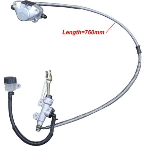 Heavy Duty Rear Foot hydraulic disc brake kit Brake Assy for 150cc 200cc 250cc ATV UTV Go kart