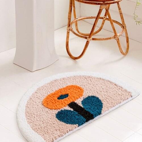 Flower Area Rugs Bathroom Kids Floret Carpet Anti Slip House Entrance Carpets Kitchen Rug Floor Mats Welcome Doormat Home Decor