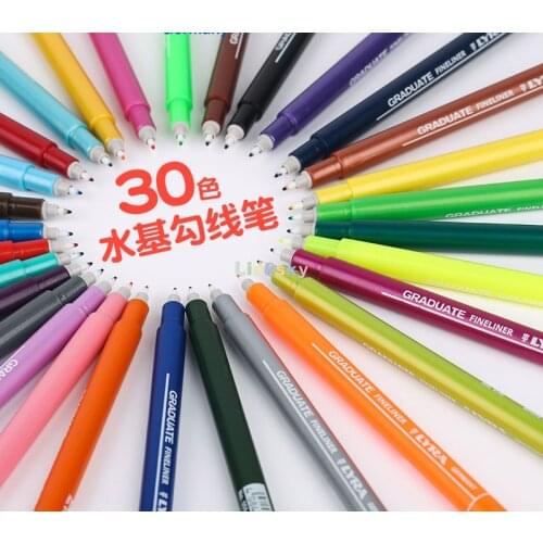 Lyra Graduate Fineliner Pen,0.5mm Stroke Width,Perfect for Drawing,detailed Colouring,writing, and Underlining, Water-based Inks