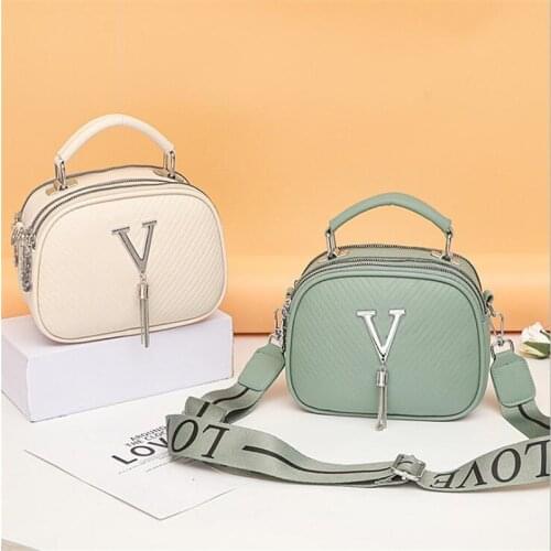 2020 new large-capacity business PU handbag trendy wild messenger trend shoulder bag women bag