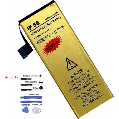 New 0 cycle Replacment Battery for Apple iPhone 5s 5 s Internal Batteries Accumulator for Smart Phone with tools as gift