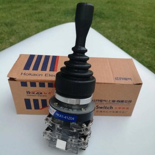 AC 380V 15A 4 Position 4 NO Monolever Joystick Cross Toggle Switch Momentary HKA1-41Z04