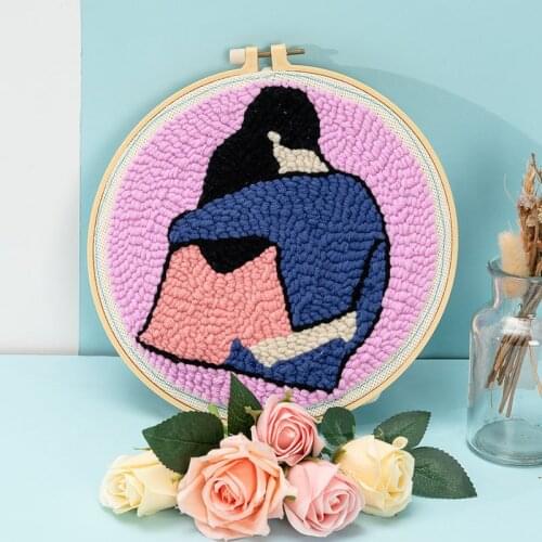 Punch Needle Pen Magic Embroidery cross stitch kits embroidery needlework sets fabric DIY Crafts Sewing Accessories tools frame