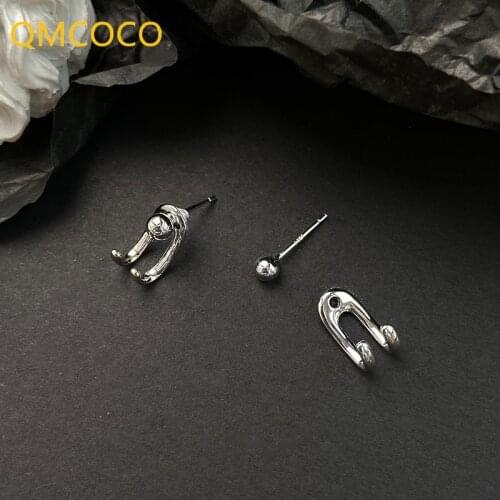 Geometrical Earnail Japan-Korea Contracted Temperament Female Personality INS Style Trend Ear Ornaments Woman Birthday Gifts