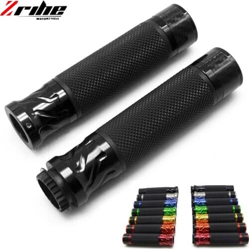 Motorcycle Handlebar Handle Bar Grips 22mm 7/8" For Suzuki Honda Yamaha kawasaki Benelli Ducati Custom Aluminum