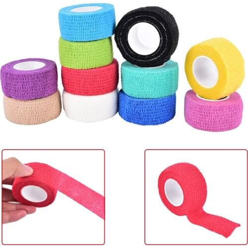 4.5cm Self Adhesive Elastic Tattoo Bandage Non-woven Fabric Wide Elbow Binding Protection Wrap Nail Tape Tattoo Accessories