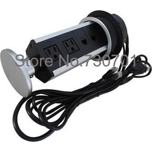 2019 USA standard with 2 US AC Power 1 data 1 phone 1 DATA for USA Japan Mexico etc country multiple use Canada table socket