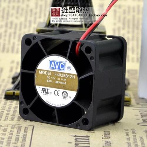 For AVC F4028b12h 4028 4cm 4cm 12V 0.3a CPU Double Ball Cooling Fan