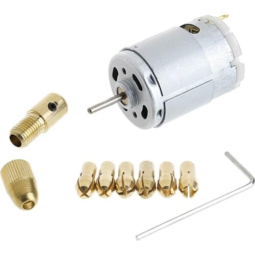 YOFE New Mini Mirco Electric PCB Motor Drill Press Drilling Bits Tool Twist Drill 12V