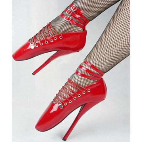 Womens Shoes 7.09in High Height Sexy Ballet Shoes Party Stiletto Heel SM Shoes US Size 6-14 No.13451