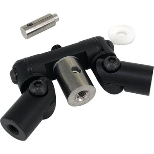 1pc Archery Compound Bow Double V Bar Black Stabilizer Damper Adjustable V-Bar Shooting