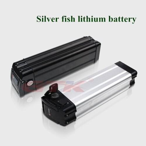 48 volt electric bike battery 48v 12ah silver fish ebike batetry 48 volt 12ah lithium battery pack up down discharge +3A Charger