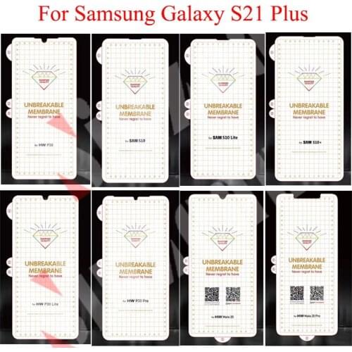 500pcs Unbreakable Membrance Hydrogel Film Screen Protector For Samsung Galaxy Note 21 FE 20 A02 A12 A22 A32 A42 A52 A72 A82 A92