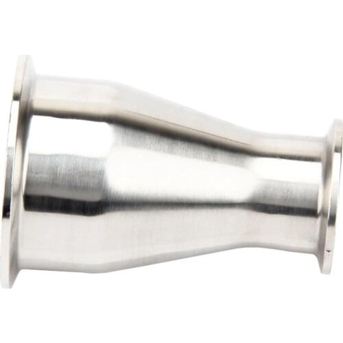 76mm To 51mm Pipe OD 3" To 2" Tri Clamp Reducer 304 Stainless Steel Sanitary Pipe Fitting Connector For Home Brew Homebrew