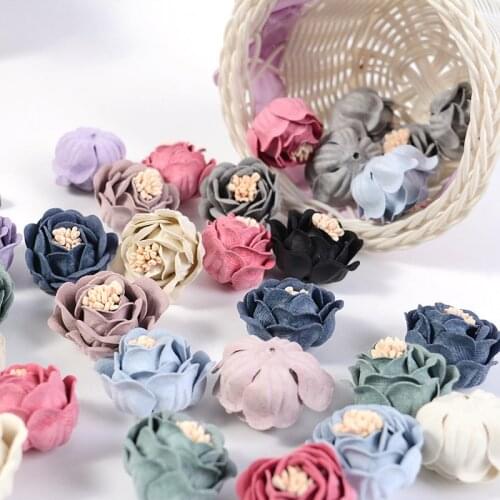 9Pcs/lot Flowers Applique Lace Trim Patch Appliques Lace Fabric Patches for Clothing Wedding Dress Flowers Hair Clothes Ornament