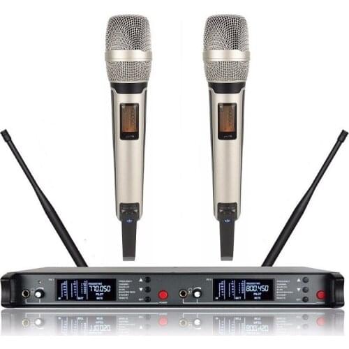 Bolymic uhf cordless microphone 200 Channels Professional Wireless Karaoke KTV Handheld Microphone Mic For church school Theatre