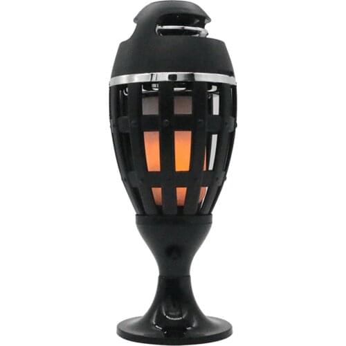Bluetooth Speaker LED Flame Speaker Rechargeable Hi-Fi Sound Night Light