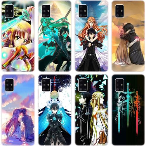 Anime Sword Art Online Soft Case for Samsung Galaxy A40 A41 A42 A50 S A51 A52 A70 E A71 A72 A80 A82 A90 Quantum 2 Silicone Cover