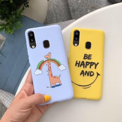 Cute Cartoon Case For Samsung Galaxy A20e A 20 E Cover Soft Silicone TPU Phone Shell For Samsung A20e A202F SM-A202F Case 5.8
