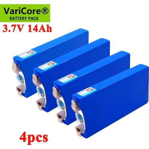 4pcs 3.7V 14Ah Ternary power lithium battery pack Single aluminum shell Motorcycle Electric vehicle energy Storage Modified