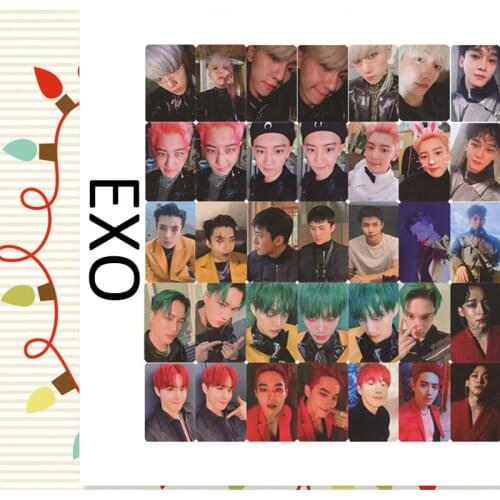 KPOP EXO New Album OBSESSION 6pcs/set Postcard XIUMIN SUHO Baekhyun CHANYEOL LOMO Card Fans Collection b184