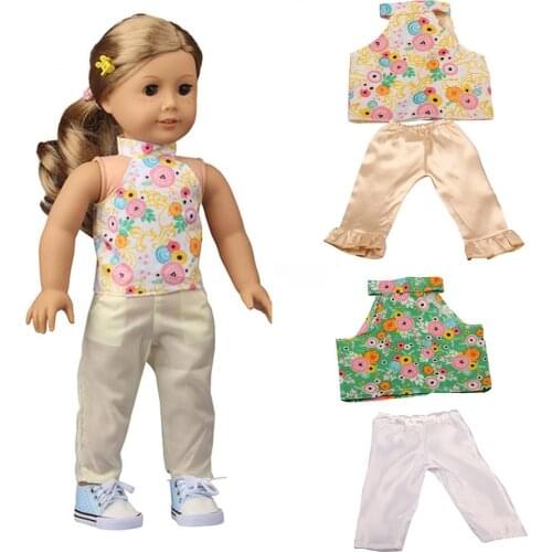 Doll Baby Clothes Dress Fit 18 Inch American and 43CM Baby New Born Doll Russia DIY Gift`s Toy Doll Accessories