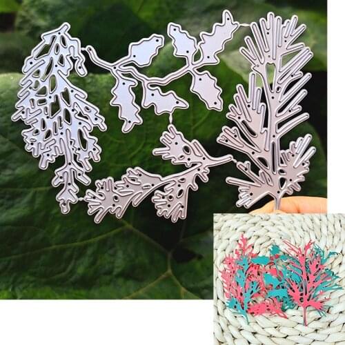 Suitable for metal cutting die and scrapbook diy paper processing new 3D photo album greeting card grass leaf mold 2020 NEW