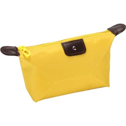 Nylon Cosmetic Bag Pencil Case Waterproof Toiletry Case Bag Coin Pouch Purse