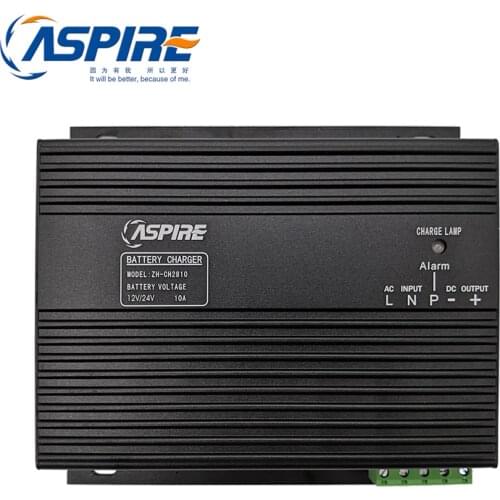 Aspire New 10A 12V 24V ZH-CH2810 Dynamo Diesel Generator Intelligent Battery Charger with Alarm