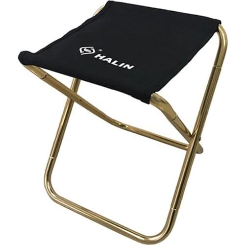 Portable Folding Stool Ultralight Fishing Chair Outdoor Camping Picnic Chair Aluminium Alloy Folding Stools Outdoors Furniture