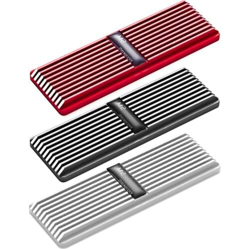 M.2 2280 SSD Heatsink Radiator Cooler NVME Solid State Disk Drive Heat Sink Heat Dissipation Thermal Pads