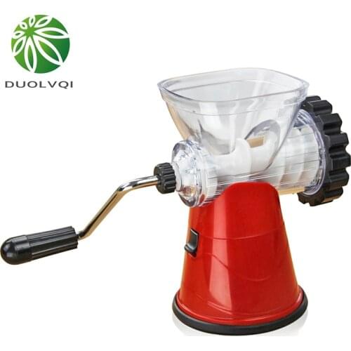 Duolvqi Mannual Meat Grinder Multifunctional Beef mutton mincer slicer Stainless steel Meat Machine Mini kitchen tools