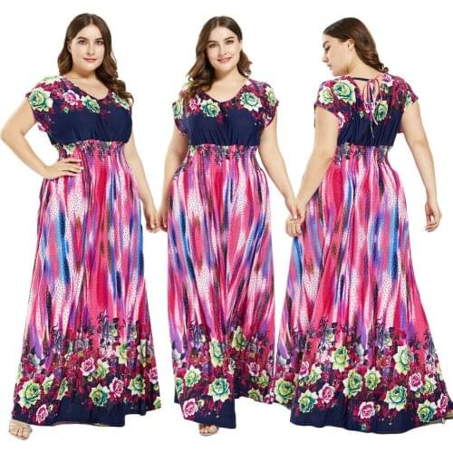 S4LIU Floral Summer Dresses