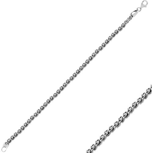 Silverlina Silver Arnavut Chain Bracelet