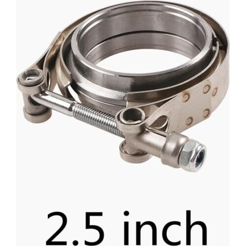 Exhaust Valve Fitting 2.5" 3" 3.5" 4" 304 - Stainless Steel SS V-Band V Band & Flange Woolf
