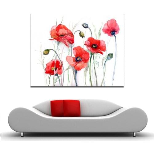 JQHYART Modern Painting Flower Wall Pictures For Living Room Painting Canvas Art Posters And Prints Home Decor No Frame